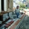Foundation and brickwork
